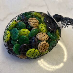 Colorful Decorative Stones in Mesh Bag